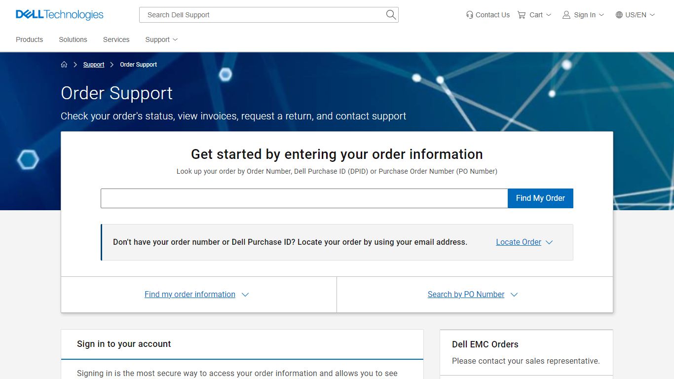 Order Support | Dell US