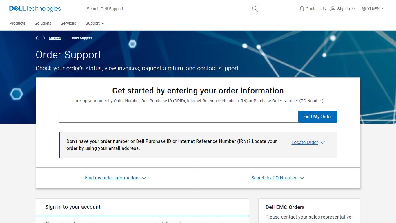 Order Support | Dell